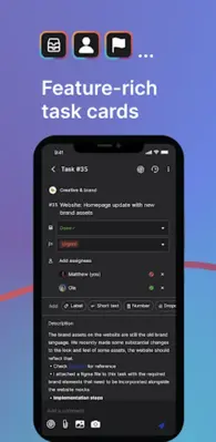 Rock Messaging + Tasks android App screenshot 12