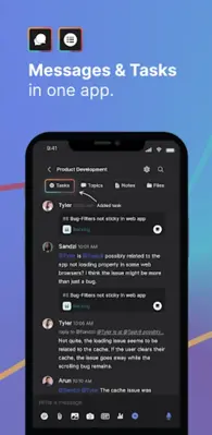 Rock Messaging + Tasks android App screenshot 14